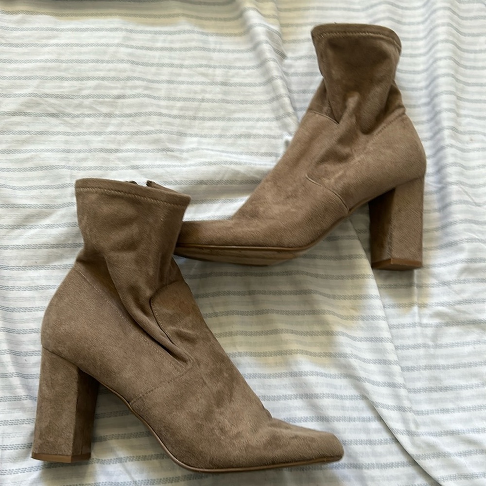 Suede heeled ankle boots Steve Madden